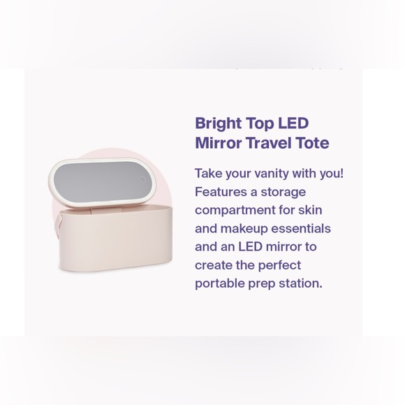 •NEW•Monat Travel Case & Mirror - Picture 1 of 9